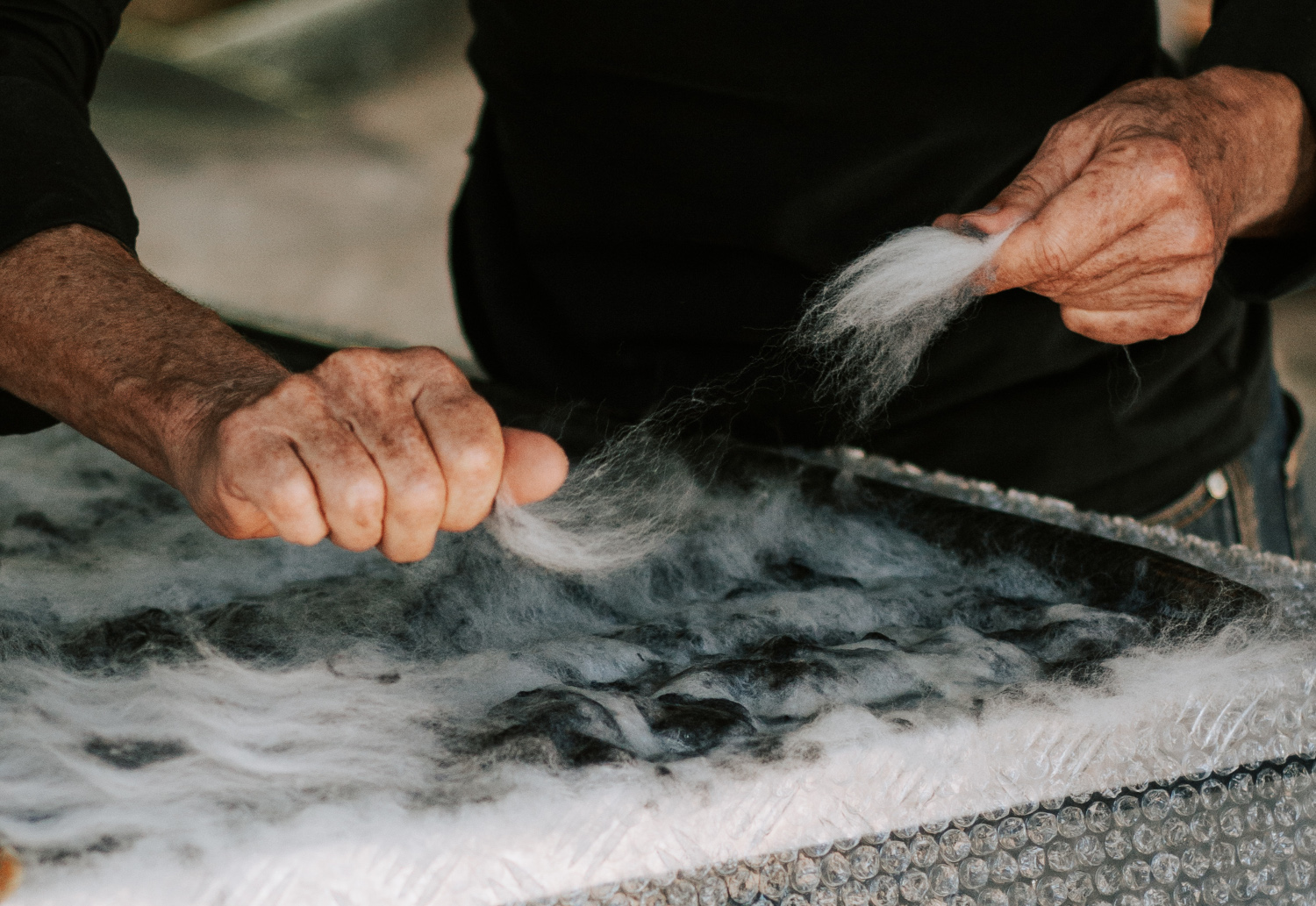 The Wool Felting Process | Stephanie Bentum Textiles